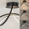 Store Straluma Plafondlamp Plaza zwart 3-switchdim