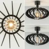 Discount Straluma Plafondlamp Plywood zwart hout