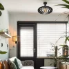 Discount Straluma Plafondlamp Plywood zwart hout
