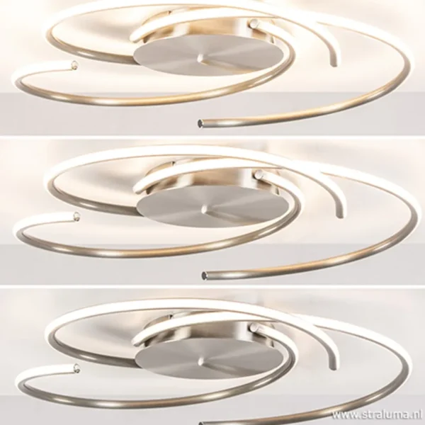 plafondlamp_reverso_nikke_1.webp Outlet Straluma Plafondlamp Reverso nikkel 3-switchdim