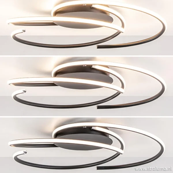 plafondlamp_reverso_zwart_1.webp Flash Sale Straluma Plafondlamp Reverso zwart 3-switchdim