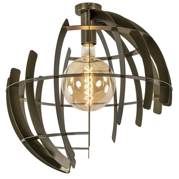 Online Straluma Plafondlamp Terra 60 oud messing