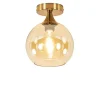 plafondlamp_toilet_goud_m_1.webp Discount Straluma Plafondlamp toilet goud met amber glas