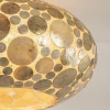 plafondlamp_ufo_goud_sche_2.webp Fashion Straluma Plafondlamp Ufo goud schelpen 40cm