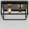 plafondlamp_vierkant_zwar_1.webp Shop Straluma Plafondlamp vierkant zwart open frame