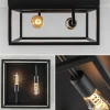 plafondlamp_vierkant_zwar_2.webp Shop Straluma Plafondlamp vierkant zwart open frame