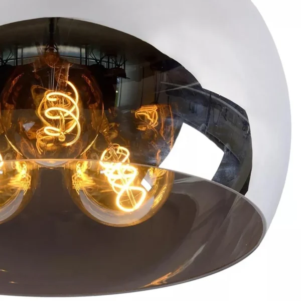 Best Sale Straluma Plafondlamp zwart + smoke glas 40cm