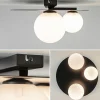 plafondlamp_zwart_met__wi_3.webp Online Straluma Plafondlamp zwart met 3 witte bollen