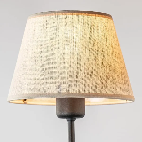 New Straluma Plafondlamp zwart met beige kapjes