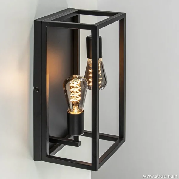 plafondlampwandlamp_zwart_1-1.webp New Straluma Plafondlamp/wandlamp zwart open frame