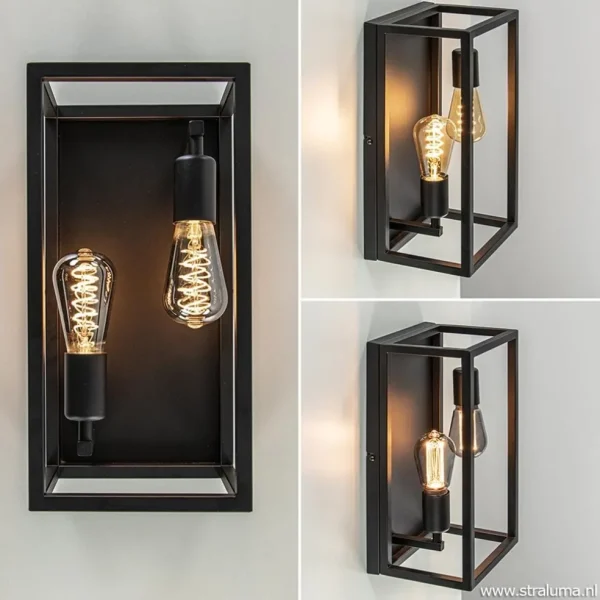 plafondlampwandlamp_zwart_3-1.webp New Straluma Plafondlamp/wandlamp zwart open frame