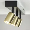 Outlet Straluma Plafondspot Bounce 3L 70cm zwart/goud