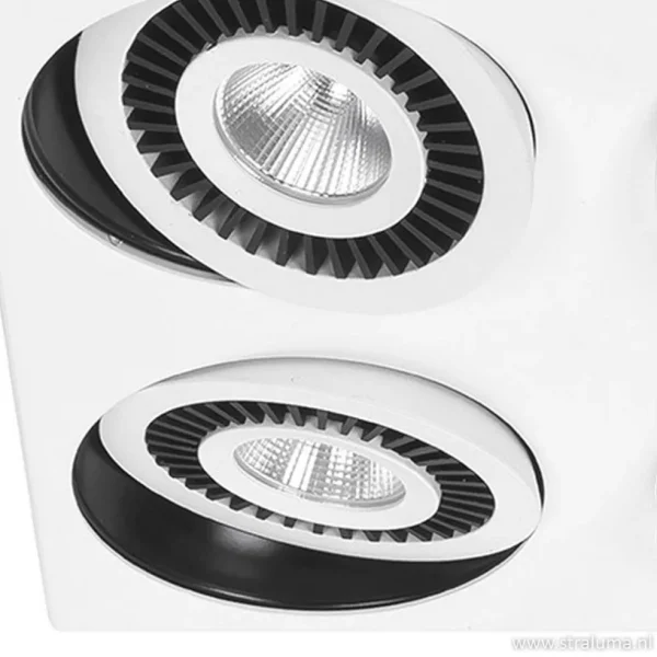 plafondspot_eye_l_witzwar_3.webp Flash Sale Straluma Plafondspot Eye 4L wit/zwart 3000k