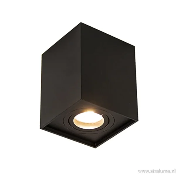 plafondspot_kubus_zwart_k_1.webp Cheap Straluma Plafondspot kubus zwart kantelbaar gu10
