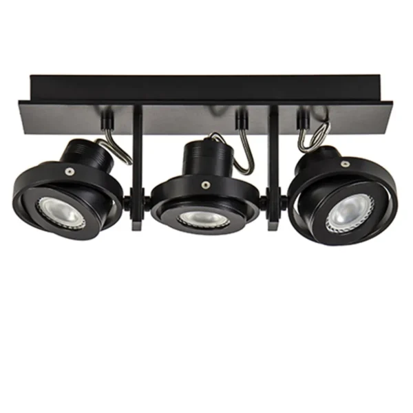 plafondspot_l_op_balk_zwa_0.webp Discount Straluma Plafondspot 3L op balk zwart gu10 incl.