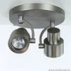 Shop Straluma Plafondspot 2-lichts rond nikkel gu10