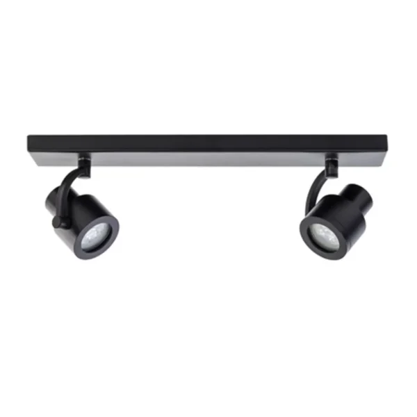 plafondspot_mat_zwart_bal_0.webp Hot Straluma Plafondspot mat zwart balk 2-lichts gu10