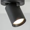 Discount Straluma Plafondspot Oliver enkel tube zwart gu10