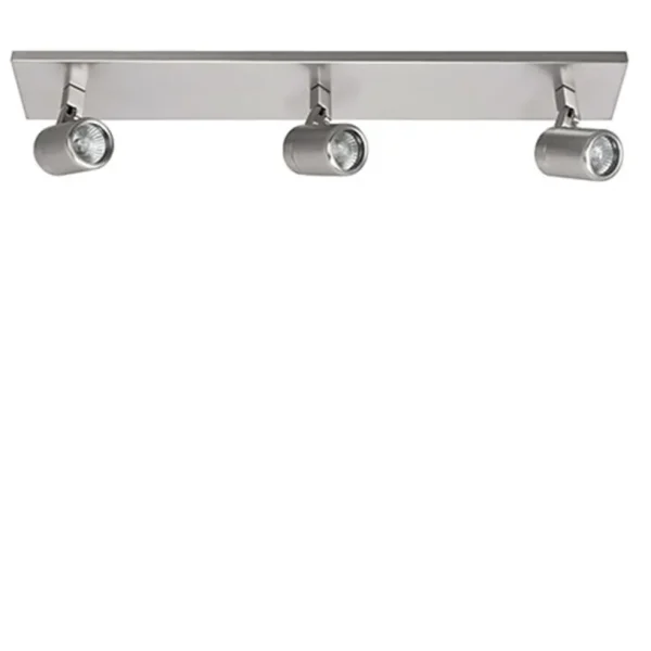 Discount Straluma Plafondspot Rain 3L balk nikkel IP44