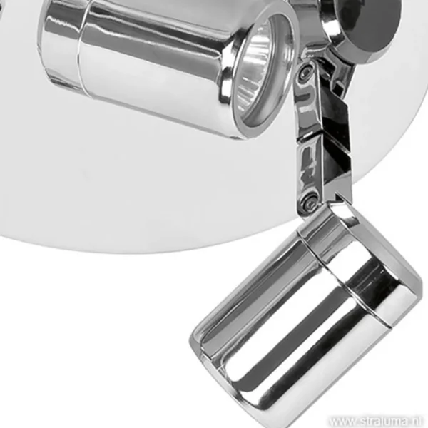 Sale Straluma Plafondspot Rain 3l rond chroom IP44