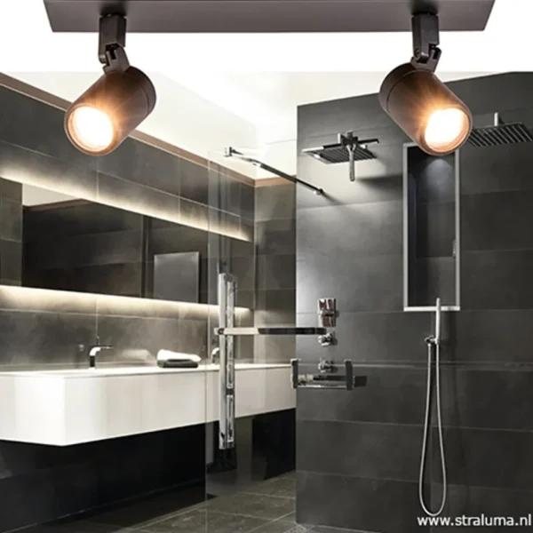 plafondspot_rain_l_zwart__4.webp Best Sale Straluma Plafondspot Rain 2L zwart balk IP44