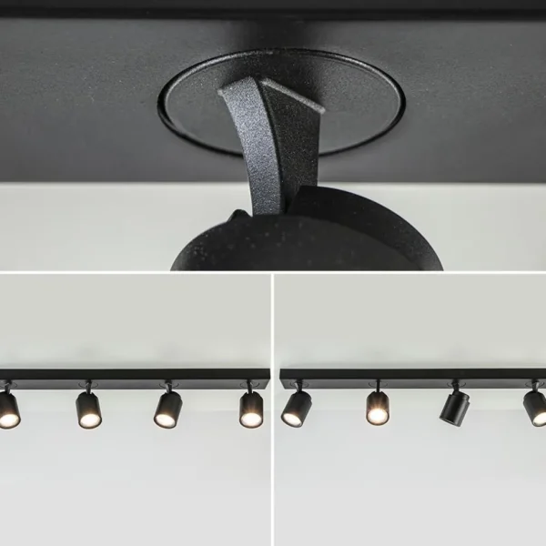 Flash Sale Straluma Plafondspot Razza 4L balk zwart gu10