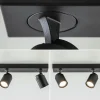 Cheap Straluma Plafondspot Razza 2L balk zwart gu10