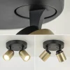 Store Straluma Plafondspot Razza 2L rond zwart/goud
