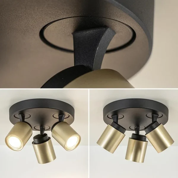 plafondspot_razza_l_rond__3.webp Discount Straluma Plafondspot Razza 3l rond zwart/goud gu10