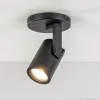 Best Sale Straluma Plafondspot rond enkel zwart ex.gu10
