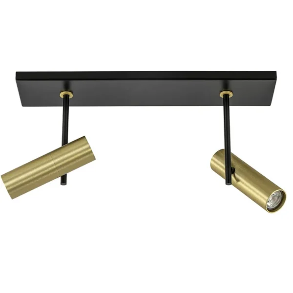 plafondspot_trend_l_zwart_0-1.webp Flash Sale Straluma Plafondspot Trend 2L zwart/goud mini gu10