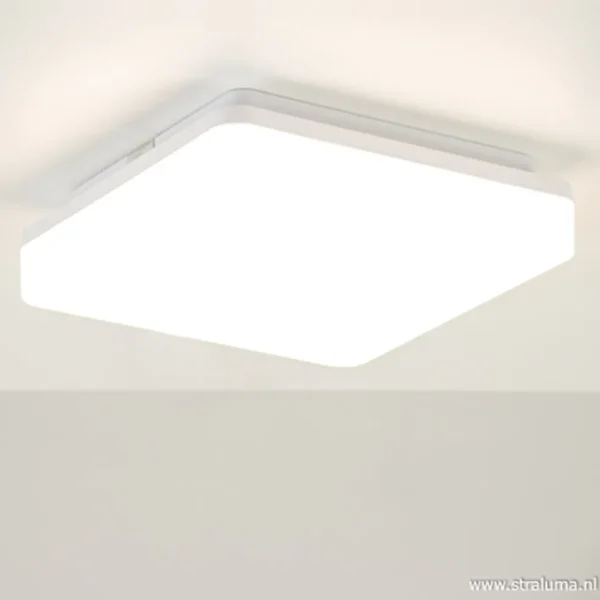 plafonnire_basic_square_w_1.webp Shop Straluma Plafonnière Basic square wit 3000K IP44