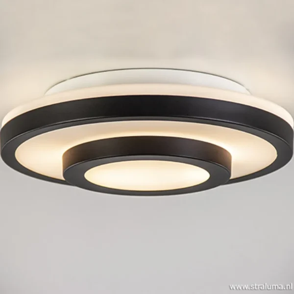 plafonnire_master__zwartg_1.webp Fashion Straluma Plafonnière Master 435 zwart/glas IP44