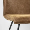 pu_lederen_eetkamerstoel__3.webp Flash Sale Straluma PU lederen eetkamerstoel camel met smalle zwarte pootjes