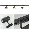 Clearance Straluma Railsysteem zwart 1mtr compleet met 3xspot