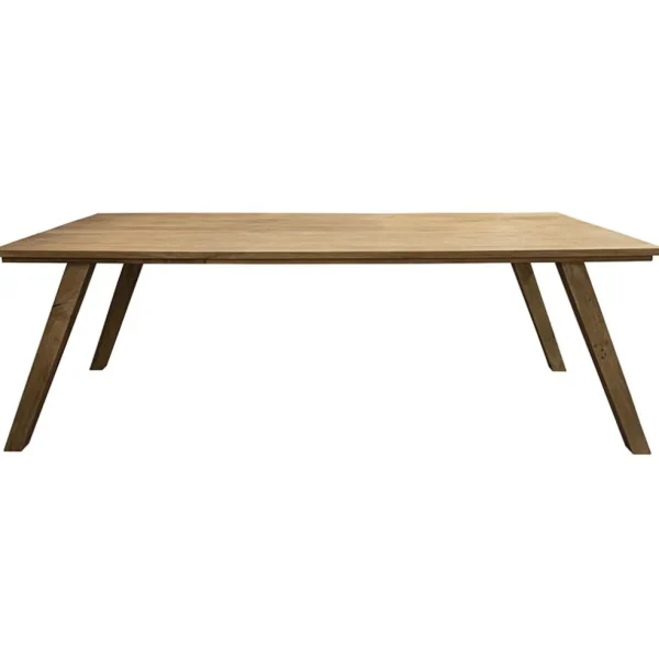 rechthoekige_eettafel_geb_1.webp Outlet Straluma Rechthoekige eettafel gebleekt en geborsteld mangohout 220x100 cm