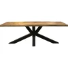 rechthoekige_eettafel_man_1.webp Sale Straluma Rechthoekige eettafel mango hout met kruispoot