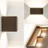 Shop Straluma Rechthoekige LED buitenlamp aluminium bruin
