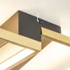 Online Straluma Rechthoekige LED plafondlamp zwart goud design