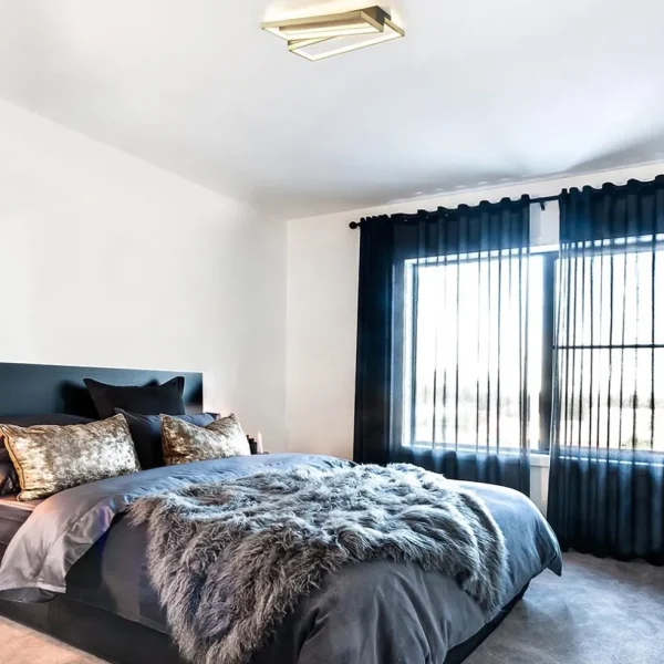 Online Straluma Rechthoekige LED plafondlamp zwart goud design