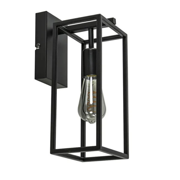 rechthoekige_wandlamp_mat_0.webp Cheap Straluma Rechthoekige wandlamp mat zwart frame