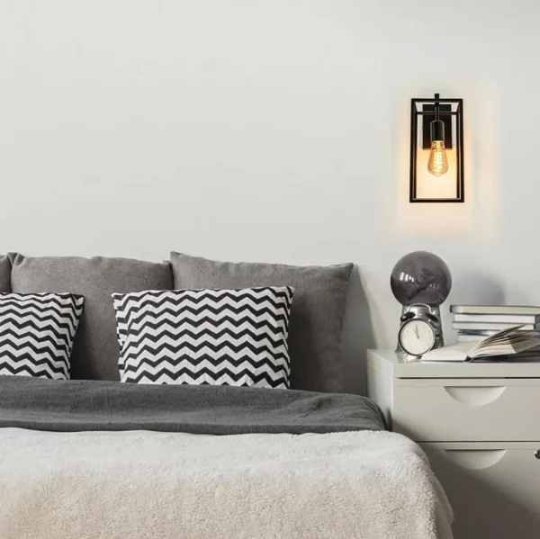 rechthoekige_wandlamp_mat_4.webp Cheap Straluma Rechthoekige wandlamp mat zwart frame