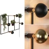 rechthoekige_wandlamp_zwa_3.webp Flash Sale Straluma Rechthoekige wandlamp zwart frame met plantenpotten