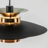 retro_hanglamp_zwart_met__2.webp Outlet Straluma Retro hanglamp zwart met koper 50 cm