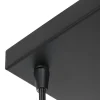 Outlet Straluma Retro 6-lichts hanglamp opaal glas met relief