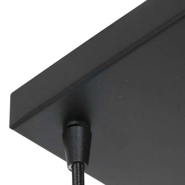 Outlet Straluma Retro 6-lichts hanglamp opaal glas met relief