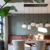Outlet Straluma Retro 6-lichts hanglamp opaal glas met relief