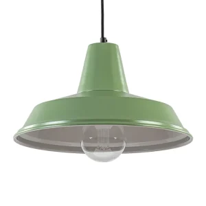 retro_metalen_hanglamp_gr_0.webp Cheap Straluma Retro metalen hanglamp groen met wit