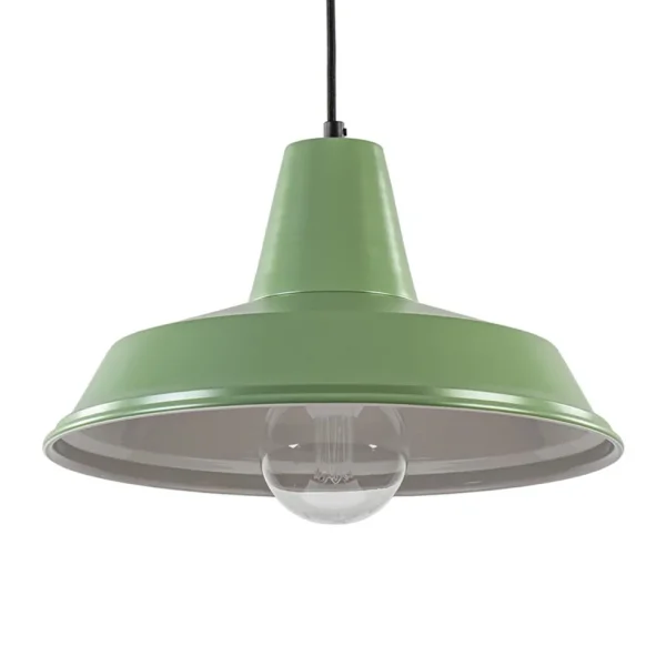 retro_metalen_hanglamp_gr_0.webp Cheap Straluma Retro metalen hanglamp groen met wit
