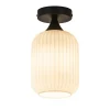 retro_plafondlamp_zwart_m_1-2.webp Clearance Straluma Retro plafondlamp zwart met wit glas